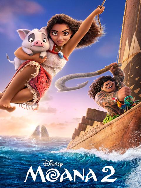 Постер фильма «Моана 2»