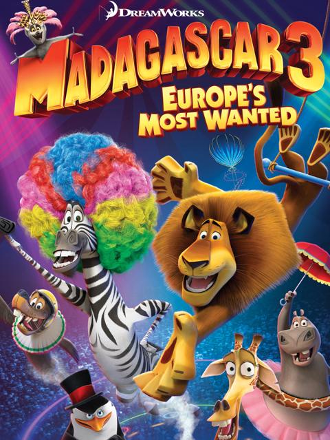Постер фильма «Мадагаскар 3»