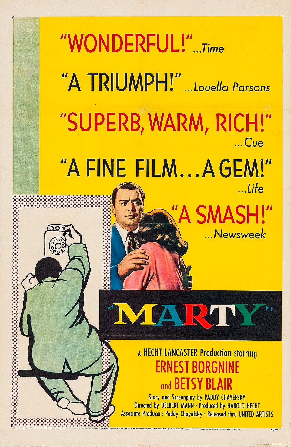 Постер фильма «Марти»