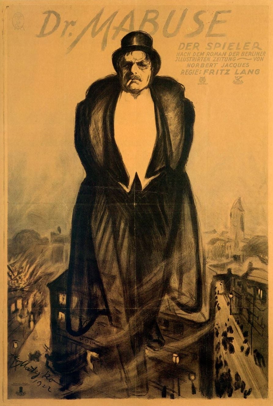 Постер фильма «Доктор Мабузе, игрок»