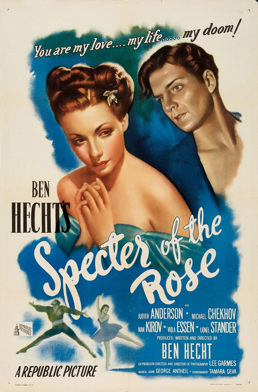 Постер фильма «Specter of the Rose»