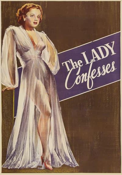 Постер фильма «The Lady Confesses»